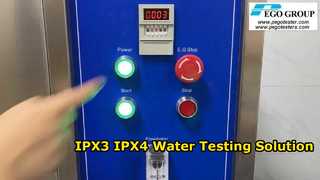 IEC60529 IPX3- und IPX4-Regentestgerät mit einer Handsprühdüse