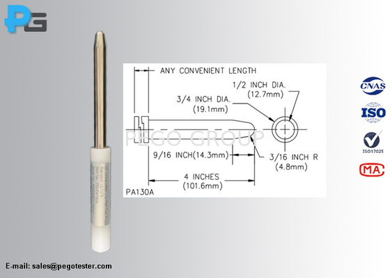 UL Accessability Test Probe As Per UL507 PA135A And UL1278 PA130A