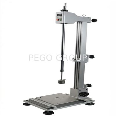 Vertical Impact Hammer Test Apparatus with Customizable Travel Height and Rigid Plane Support for Luminaire Testing