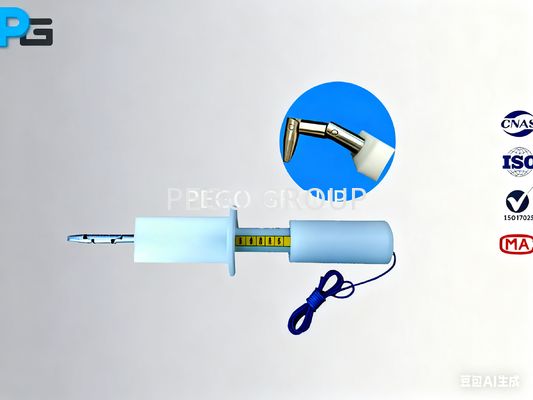 Standard-Fingerprobe mit 30±0,2 Gelenkpunkt 80±0,2 Länge und 180±0,2 Fingerspitze bis zum Baffle für die Zugänglichkeitsprüfung