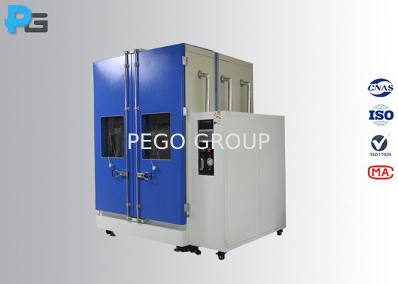 Schritt 8000L der Methode LA2 Constant Air Pressure in des Staubabscheider-IEC60068-2-68